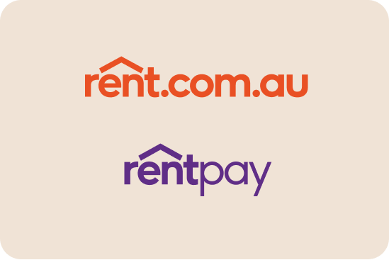 Official Rent.com.au and RentPay logos